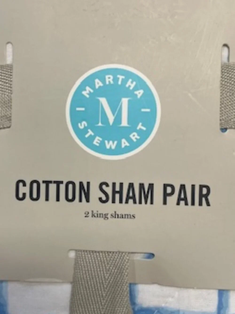 Martha Stewart Zale Coastal King Sham Pair